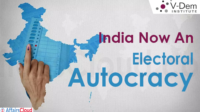 The report refers to India as “one of the worst ‘autocratisers’ in the last 10 years”. It bases its findings on 60 indices and 500 indicators. In other words, it is not just based on a few reports.